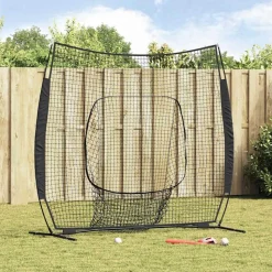 vidaXL Honkbaloefennet Zwart 250 x 106 x 209 cm Polyester