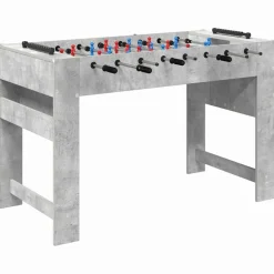 vidaXL Honkbaltafel Beton Grijs 125 x 60,5 x 80 cm Bewerkt hout