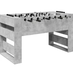 vidaXL Honkbaltafel Beton Grijs 146,5 x 74 x 85 cm Bewerkt hout