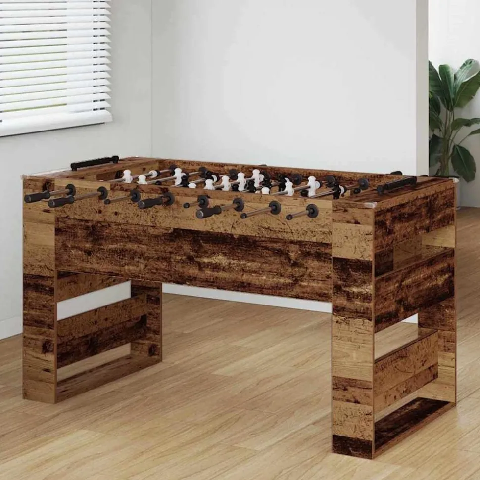 vidaXL Honkbaltafel Oudhout 146,5 x 74 x 85 cm Bewerkt hout