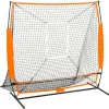 vidaXL Honkbaltrainingsnet 174x76x158,5 cm zwart