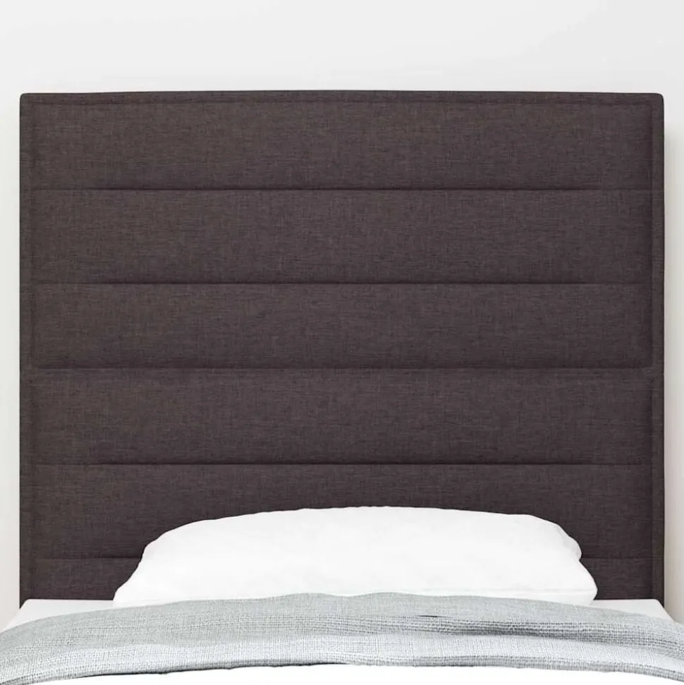 vidaXL Hoofdbord Donkerbruin 80 cm Stof