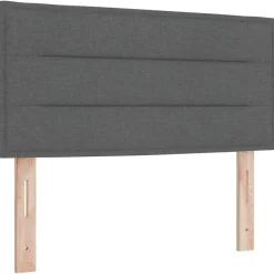 vidaXL Hoofdbord Donkergrijs 80 cm Stof