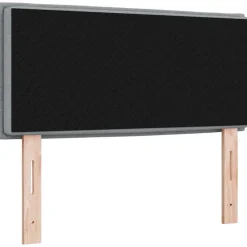 vidaXL Hoofdbord Lichtgrijs 80 cm Stof