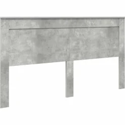 vidaXL Hoofdbord met hoofdeinde Beton Grijs 200 cm Bewerkt hout