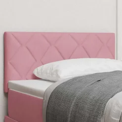vidaXL Hoofdbord Roze 100 cm Fluweel