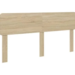 vidaXL Hoofdbord Sonoma Eiken 90 cm Bewerkt hout