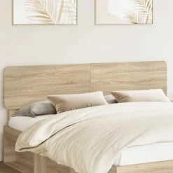 vidaXL Hoofdbord Sonoma Eiken 90 cm Bewerkt hout