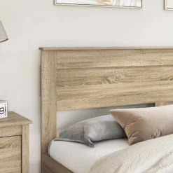 vidaXL Hoofdbord Sonoma Eiken 100 cm Bewerkt hout