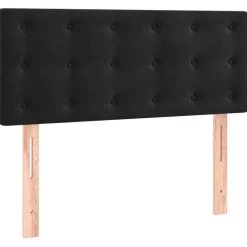 vidaXL Hoofdbord 80x5x78/88 cm fluweel zwart