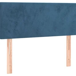 vidaXL Hoofdbord 80x5x78/88 cm fluweel donkerblauw