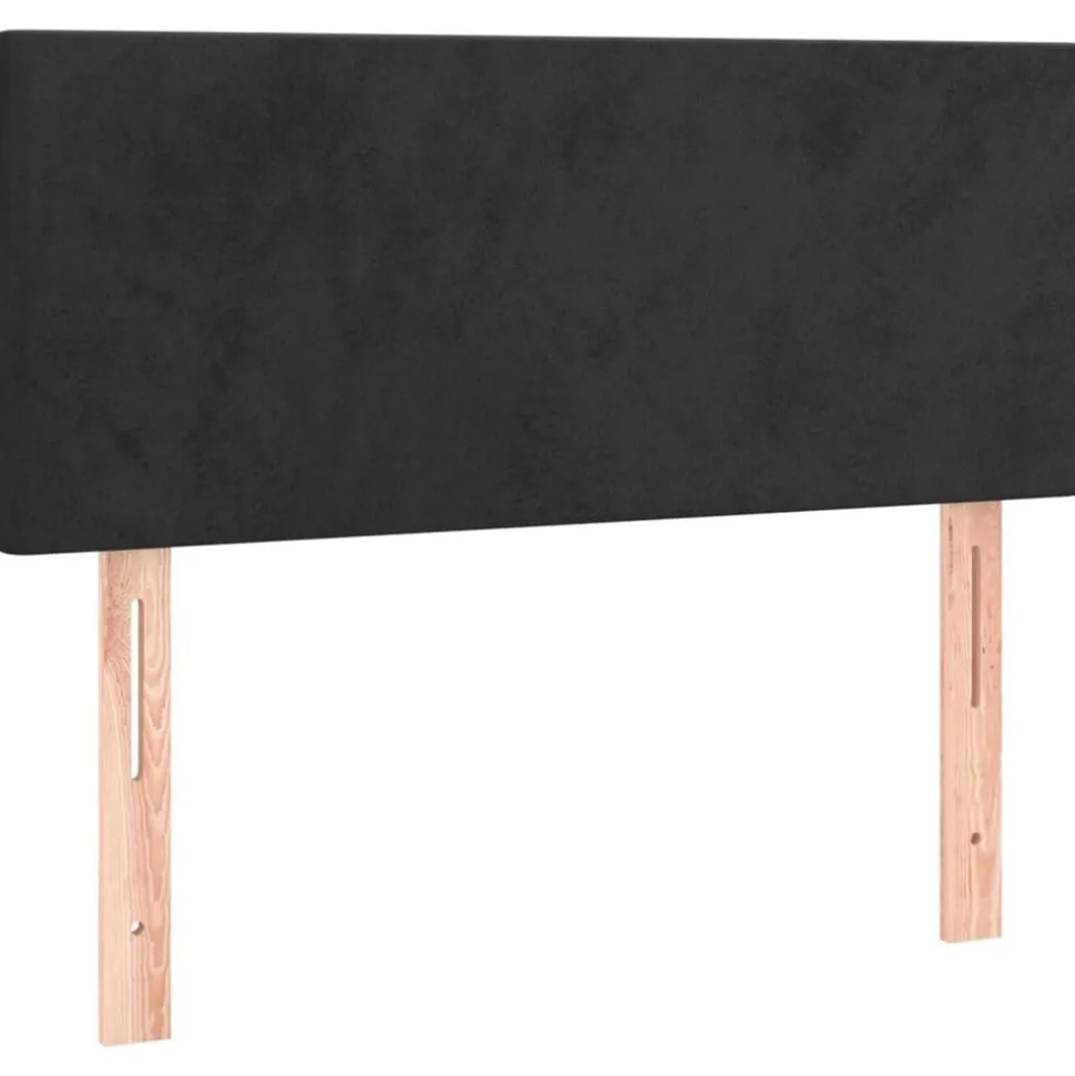vidaXL Hoofdbord 80x5x78/88 cm fluweel zwart