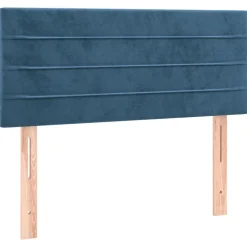 vidaXL Hoofdbord 80x5x78/88 cm fluweel donkerblauw