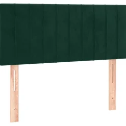 vidaXL Hoofdbord 80x5x78/88 cm fluweel donkergroen