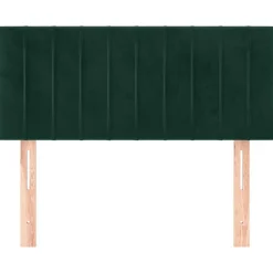 vidaXL Hoofdbord 80x5x78/88 cm fluweel donkergroen