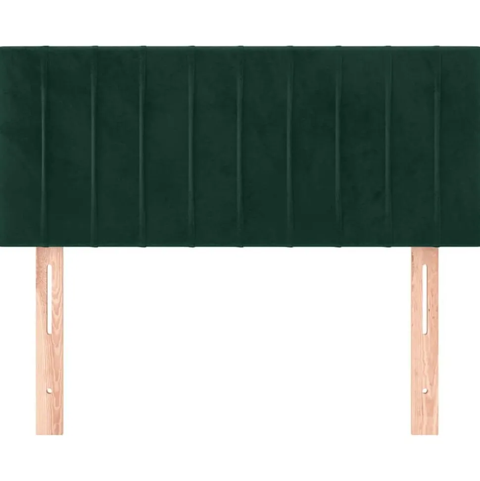 vidaXL Hoofdbord 80x5x78/88 cm fluweel donkergroen