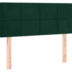 vidaXL Hoofdbord 80x5x78/88 cm fluweel donkergroen