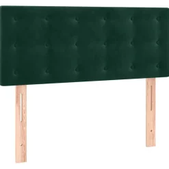 vidaXL Hoofdbord 80x5x78/88 cm fluweel donkergroen