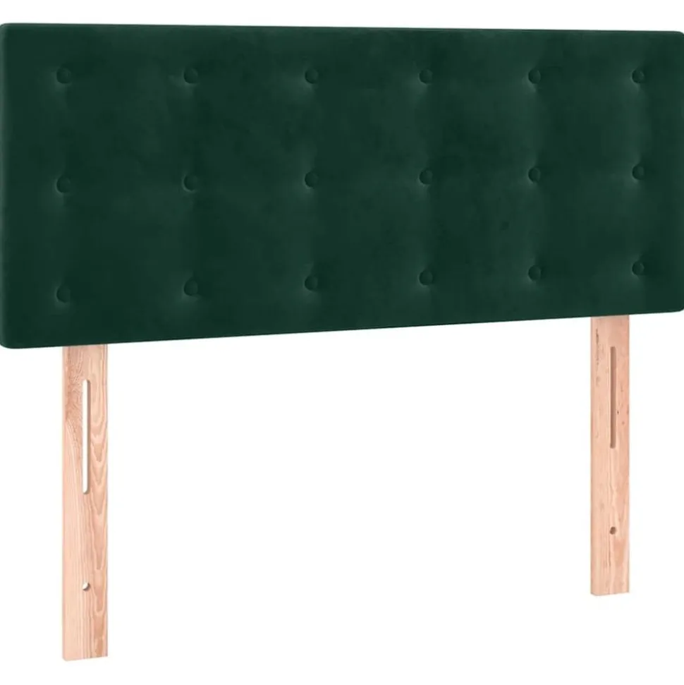 vidaXL Hoofdbord 80x5x78/88 cm fluweel donkergroen