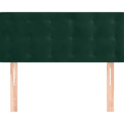 vidaXL Hoofdbord 80x5x78/88 cm fluweel donkergroen