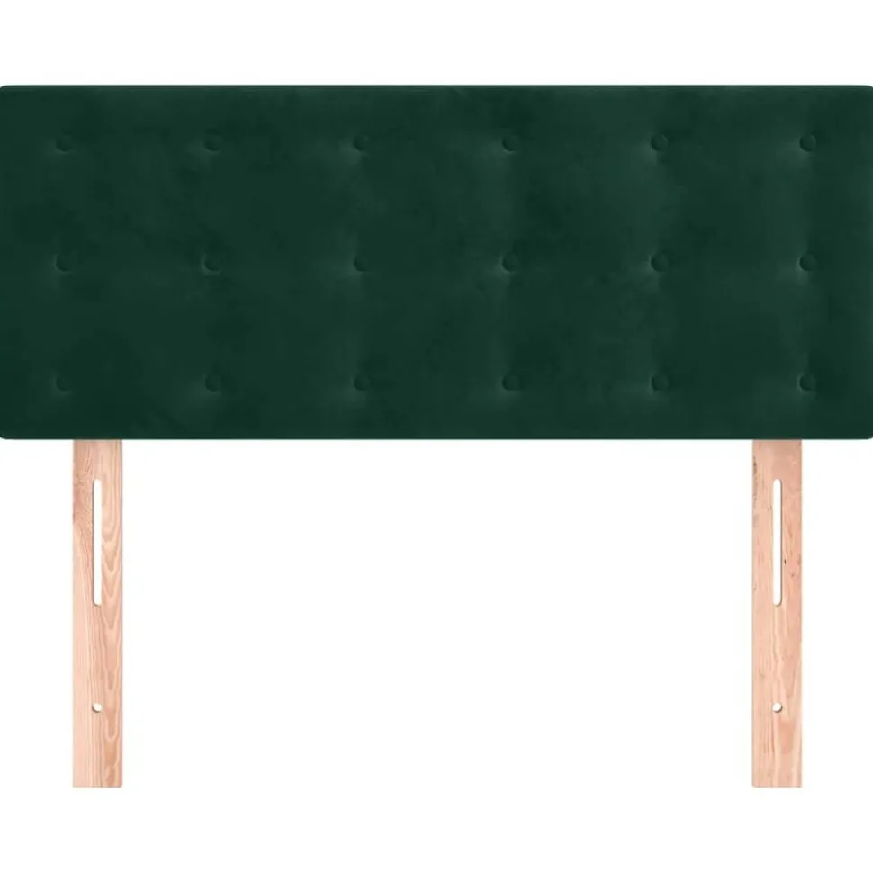 vidaXL Hoofdbord 80x5x78/88 cm fluweel donkergroen