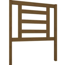 vidaXL Hoofdbord 81x4x100 cm massief grenenhout honingbruin