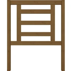 vidaXL Hoofdbord 81x4x100 cm massief grenenhout honingbruin