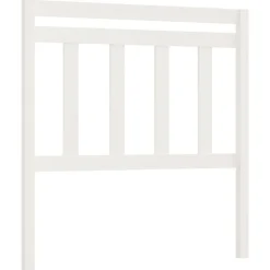 vidaXL Hoofdbord 96x4x100 cm massief grenenhout wit
