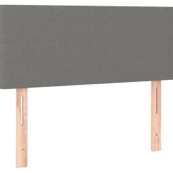vidaXL Hoofdbord 80x5x78/88 cm stof donkergrijs