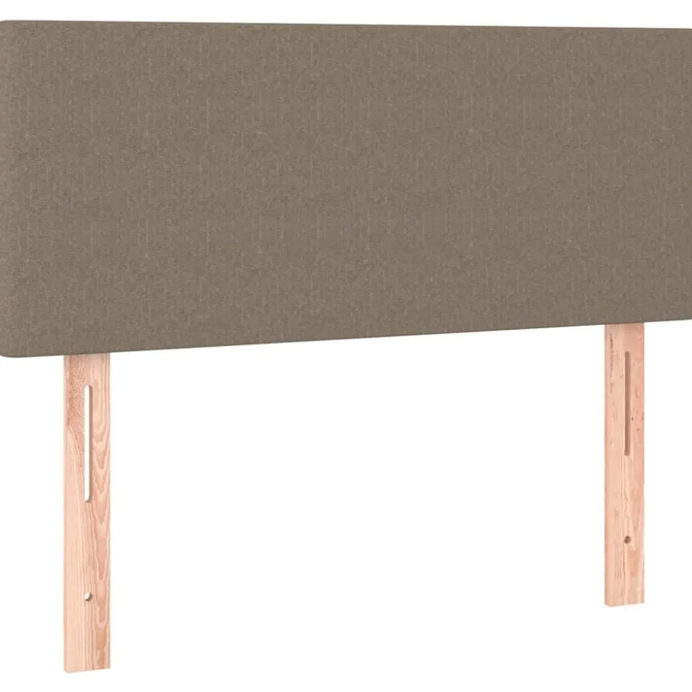 vidaXL Hoofdbord 80x5x78/88 cm stof taupe