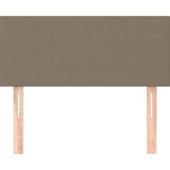 vidaXL Hoofdbord 80x5x78/88 cm stof taupe