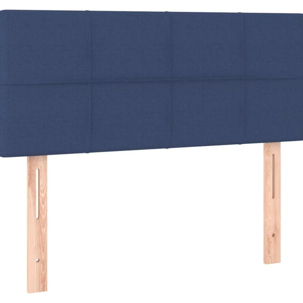 vidaXL Hoofdbord 80x5x78/88 cm stof blauw