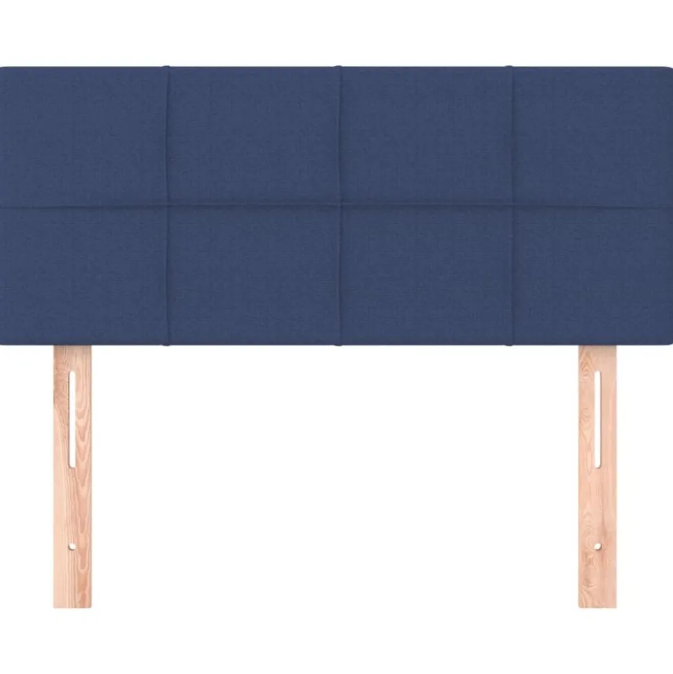 vidaXL Hoofdbord 80x5x78/88 cm stof blauw