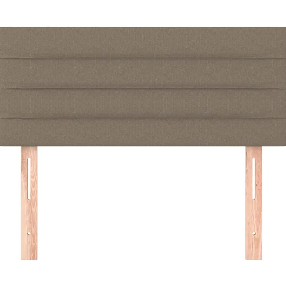 vidaXL Hoofdbord 80x5x78/88 cm stof taupe