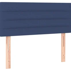 vidaXL Hoofdbord 80x5x78/88 cm stof blauw