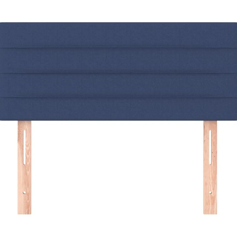 vidaXL Hoofdbord 80x5x78/88 cm stof blauw