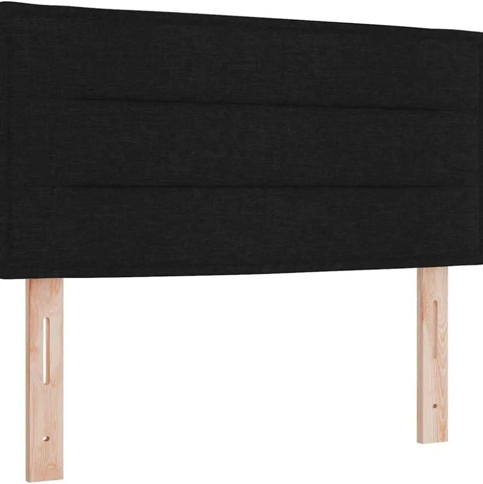 vidaXL Hoofdbord Zwart 80 cm Stof