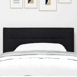vidaXL Hoofdbord Zwart 80 cm Stof