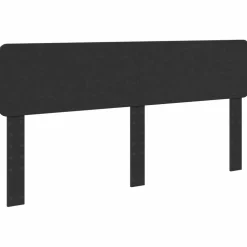 vidaXL Hoofdbord Zwart Eiken 90 cm Bewerkt hout