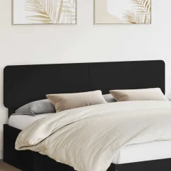 vidaXL Hoofdbord Zwart Eiken 90 cm Bewerkt hout