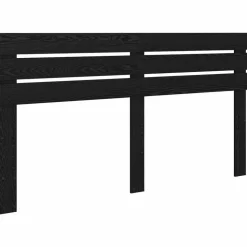 vidaXL Hoofdbord Zwart Eiken 100 cm Bewerkt hout
