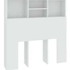 vidaXL Hoofdbordkast 100x19x103,5 cm wit