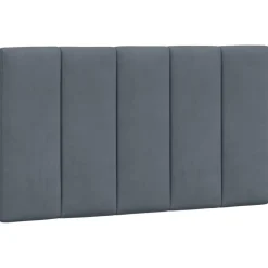 vidaXL Hoofdbordkussen "Hanko" 80 cm fluweel donkergrijs
