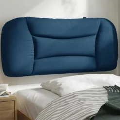 vidaXL Hoofdbordkussen "Hvar" 80 cm stof blauw