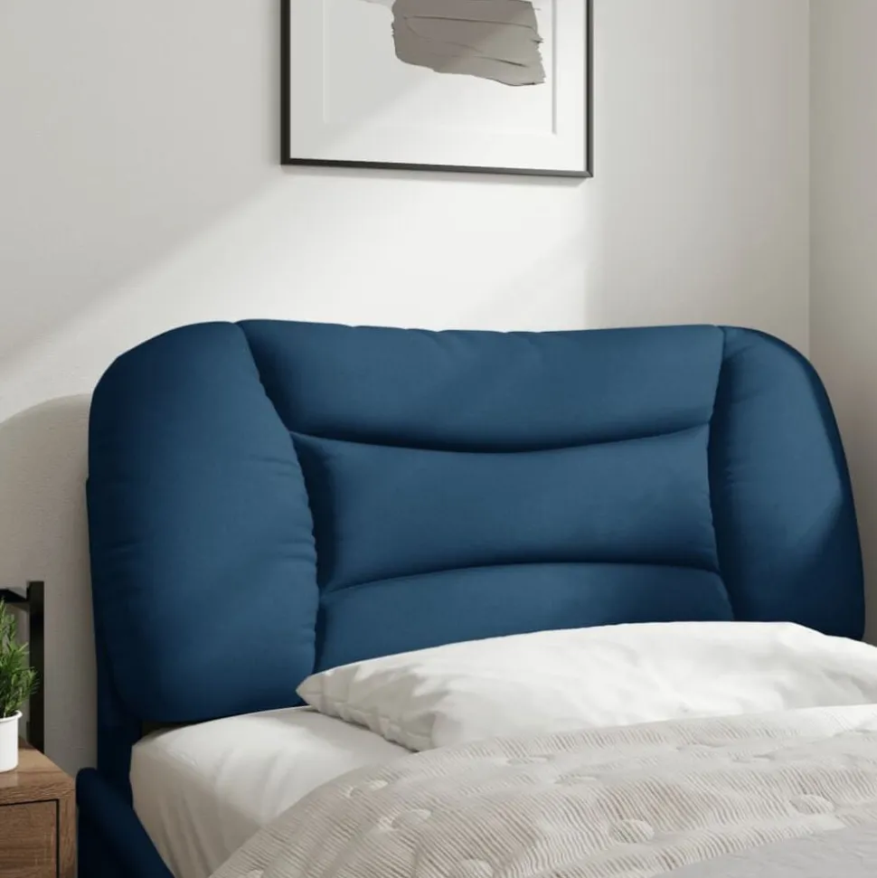 vidaXL Hoofdbordkussen "Hvar" 80 cm stof blauw