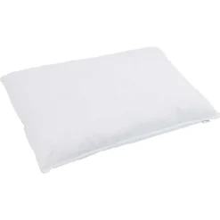 vidaXL Hoofdkussen met kussen Wit 40 x 60 cm Veren