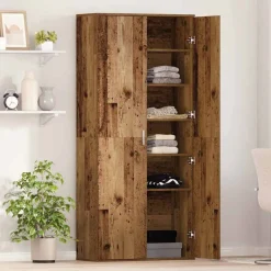 vidaXL Hoogboard Oud Hout 80 x 35 x 180 cm Bewerkt hout