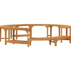 vidaXL Hot Tub Omgeving Bruin Ø255 x 55,5 cm Massief Acaciahout