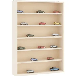 vidaXL Houten verzamelvitrine met 6 planken 40x8,5x55 cm