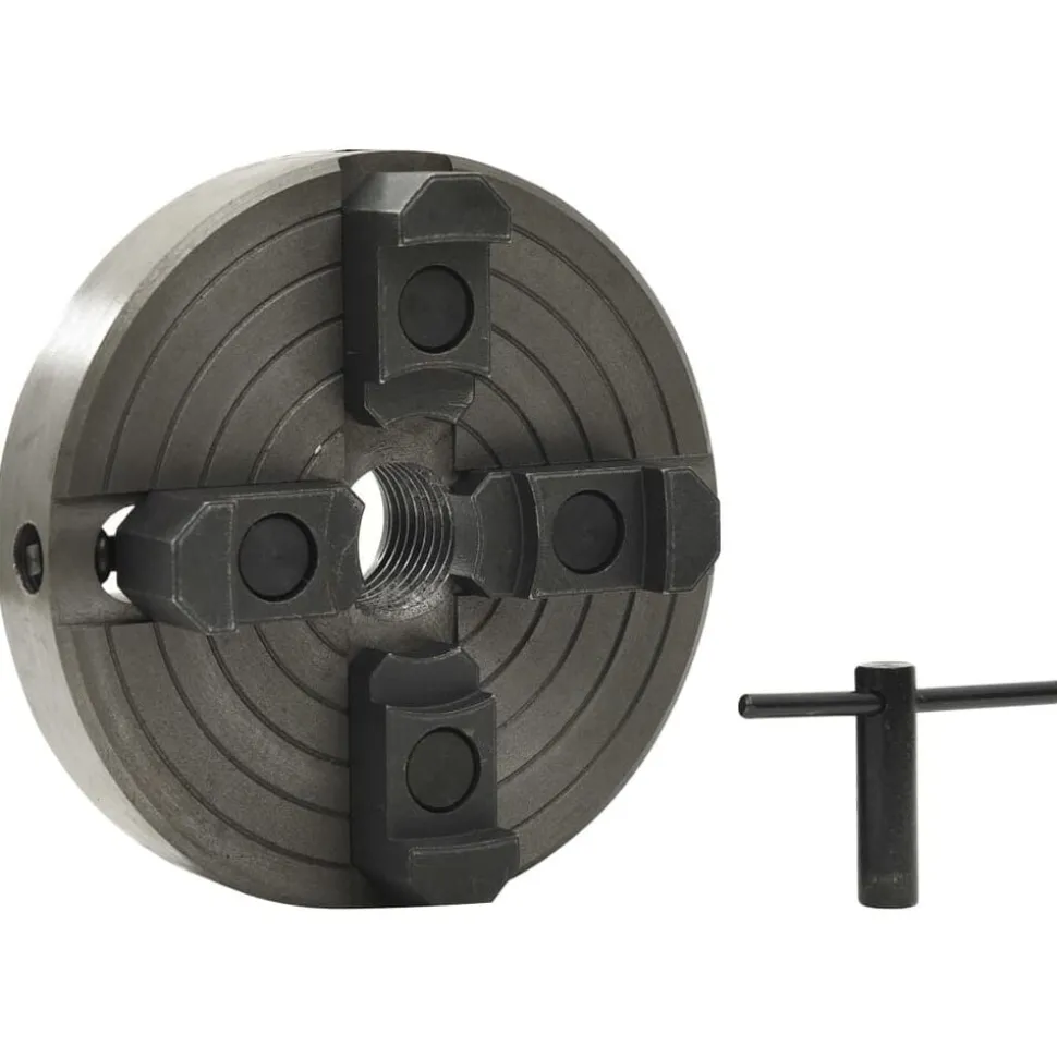vidaXL Houtklauwplaat 4 bekken M33 verbinding 150x63 mm staal zwart